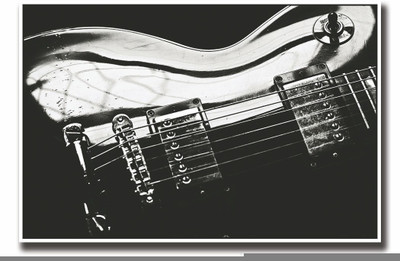 Posterhouzz Guitar with Kill switch Fine Art Print(12 inch X 18 inch, Rolled)