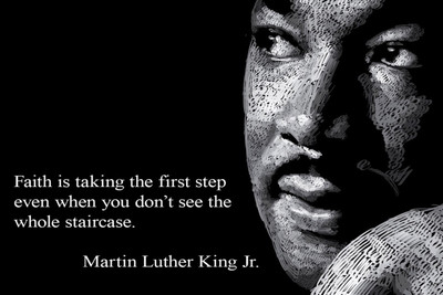QUOTE MARTIN LUTHER KING JR. 12X18 INCHES Fine Art Print(12 inch X 18 inch)