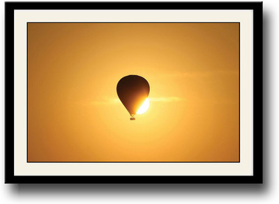 Hot Air balloon Fine Art Print(10 inch X 14 inch, Framed)