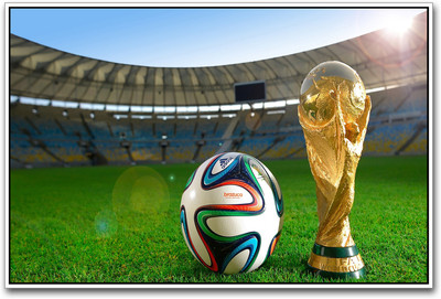 Football Paper Print(12 inch X 18 inch)