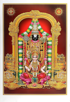 Bm Traders Golden Zari Art Work Photo Of Tirupati Balaji-Laxmiji Unframed Rolled Wall Poster (25 X 36 Inches) Fine Art Print(36 inch X 25 inch, Rolled)
Bm Traders Golden Zari Art Work Photo Of Tirupati Balaji-Laxmiji Unframed Rolled Wall Poster (25 X 36 Inches) Fine Art Print(36 inch X 25 inch, Rolled)