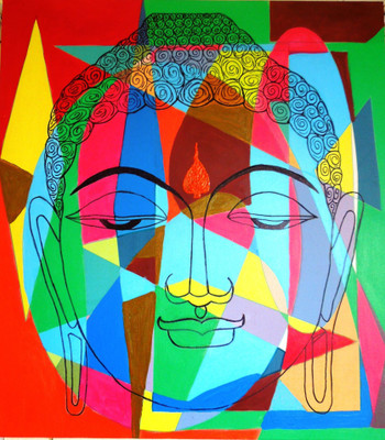 Posterhouzz Buddha Fine Art Print Poster Fine Art Print(18 inch X 12 inch, Rolled)