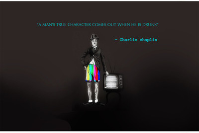 Posterhouzz Charlie Chaplin Poster Paper Print(12 inch X 18 inch, Rolled)
