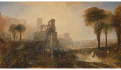 Old Masters Collection - Caligula's Palace and Bridge by J. M. W. Turner - Medium Size Ready To Frame Rolled Digital Art Print On Photographic Paper(24 inch X 12 inch, Rolled)
Old Masters Collection - Caligula's Palace and Bridge by J. M. W. Turner - Medium Size Ready To Frame Rolled Digital Art Print On Photographic Paper(24 inch X 12 inch, Rolled)