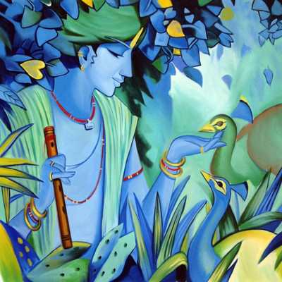 Enchanting Krishna Playing With Peacock - Medium Size Rolled Digital Art Print On Photographic Paper(18 inch X 18 inch, Rolled)
Enchanting Krishna Playing With Peacock - Medium Size Rolled Digital Art Print On Photographic Paper(18 inch X 18 inch, Rolled)