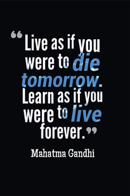 Posterhouzz Mahatma Gandhi Inspirational Fine Art Print Poster Fine Art Print(18 inch X 12 inch, Rolled)
Posterhouzz Mahatma Gandhi Inspirational Fine Art Print Poster Fine Art Print(18 inch X 12 inch, Rolled)
