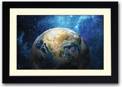 Earth Space View Fine Art Print(14 inch X 20 inch, Framed) 
Earth Space View Fine Art Print(14 inch X 20 inch, Framed)
