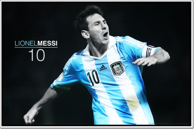 Posterhouzz Lionel Messi Poster Paper Print(12 inch X 18 inch, Rolled)