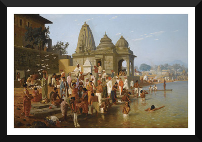 Tallenge - Worshippers At Trimbakeshwar Shiva Temple Nasik by Horace van Ruith - c1920 - Large Size Ready-to-hang Framed Art Print On - Large Size Framed Art Print On Photographic Paper(16 inch X 24 inch, Framed)
Tallenge - Worshippers At Trimbakeshwar Shiva Temple Nasik by Horace van Ruith - c1920 - Large Size Ready-to-hang Framed Art Print On - Large Size Framed Art Print On Photographic Paper(16 inch X 24 inch, Framed)