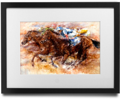 Shaildha's Water Colour Painting Print of Race Day Fine Art Print(9 inch X 11 inch)
Shaildha's Water Colour Painting Print of Race Day Fine Art Print(9 inch X 11 inch)