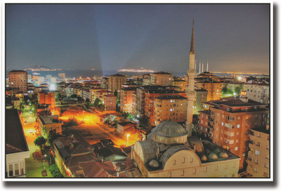 Amazing City Aerial Photography Fine Art Print(12 inch X 18 inch, Rolled)