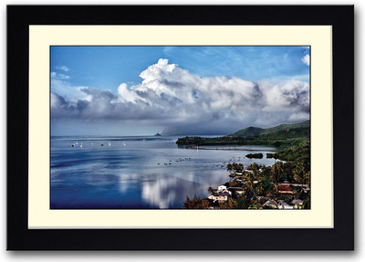 Storm over Hawaii Fine Art Print(14 inch X 20 inch, Framed)