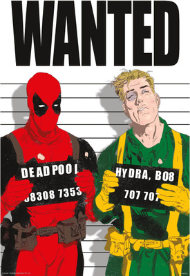 Deadpool & Hydra bob wanted (Officially Licensed) poster Paper Print(36 Inch X 24 inch, Rolled)
Deadpool & Hydra bob wanted (Officially Licensed) poster Paper Print(36 Inch X 24 inch, Rolled)