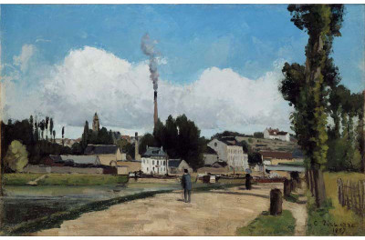 Modern Masters Collection - Banks of the Oise at Pontoise by Camille Pissarro - Medium Size Ready To Frame Rolled Digital Art Print On Photographic Paper(27 inch X 18 inch, Rolled)
Modern Masters Collection - Banks of the Oise at Pontoise by Camille Pissarro - Medium Size Ready To Frame Rolled Digital Art Print On Photographic Paper(27 inch X 18 inch, Rolled)