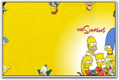 The Simpsons Characters Paper Print(12 inch X 18 inch)