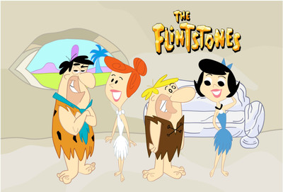 The Flintstones Paper Print(13 inch X 19 inch, Rolled)