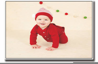 Posterhouzz Baby in red Fine Art Print(12 inch X 18 inch, Rolled)
