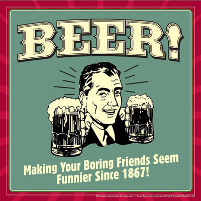 Posterhouzz Beer Making Your Boring Friends Seem Funnier Since 1867 Poster Fine Art Print(12 inch X 12 inch, Rolled)
Posterhouzz Beer Making Your Boring Friends Seem Funnier Since 1867 Poster Fine Art Print(12 inch X 12 inch, Rolled)