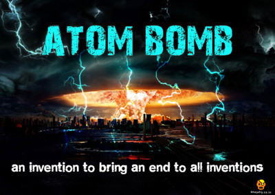 Bheja Fry Poster Atom bomb (29.7 cm x 42 cm) Paper Print(11.69 inch X 16.53 inch, Rolled)
Bheja Fry Poster Atom bomb (29.7 cm x 42 cm) Paper Print(11.69 inch X 16.53 inch, Rolled)