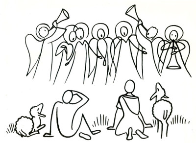 Tallenge - Christmas Art - Angels Inform Shepherds of the Birth of the Christ - Xlarge Size Unframed Rolled Digital Art Print On Photographic Paper(30 inch X 20 inch, Rolled)
Tallenge - Christmas Art - Angels Inform Shepherds of the Birth of the Christ - Xlarge Size Unframed Rolled Digital Art Print On Photographic Paper(30 inch X 20 inch, Rolled)