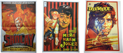 Vintage Bollywood Original Reprinted Large Posters (Set of 3) Paper Print(30 inch X 20 inch, Rolled)
Vintage Bollywood Original Reprinted Large Posters (Set of 3) Paper Print(30 inch X 20 inch, Rolled)