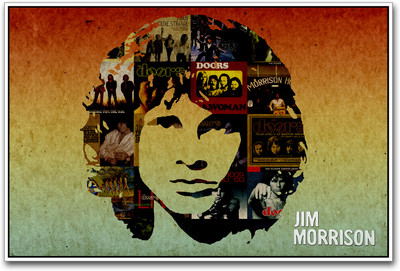 Jim Morrison Photographic Paper(12 inch X 18 inch)