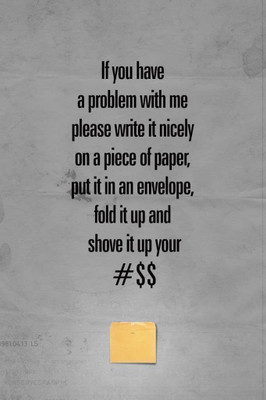 Posterhouzz If You have a Problem Fine Art Print(12 inch X 18 inch, Rolled)