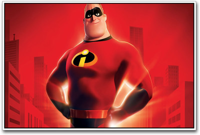Mr. Incredible Paper Print(12 inch X 18 inch)