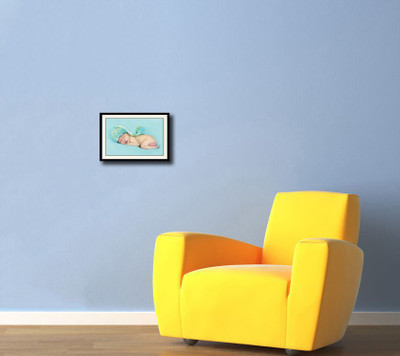 Cute Baby sleeping AFP0591 Fine Art Print(10 inch X 14 inch, Framed)
