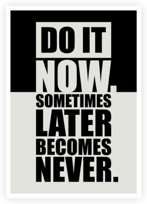 Athah Do It Now Inspirational Gym Motivational Quotes Poster Paper Print . . Paper Print(18 inch X 12 inch, Rolled)
Athah Do It Now Inspirational Gym Motivational Quotes Poster Paper Print . . Paper Print(18 inch X 12 inch, Rolled)
