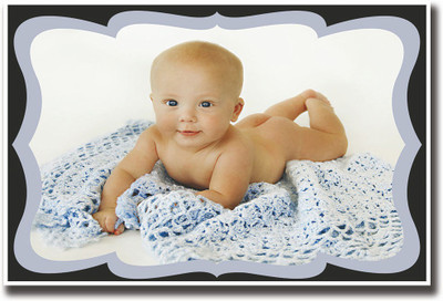 Posterhouzz Baby crawling Fine Art Print(12 inch X 18 inch, Rolled)