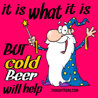 Cold Beer Will Help Paper Print(12 inch X 12 inch, Rolled)