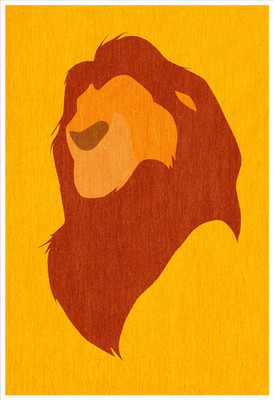 Lion King Paper Print(19 inch X 13 inch, Rolled)