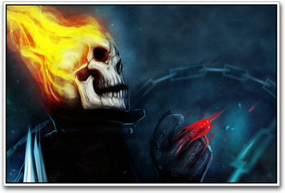 Ghostrider Paper Print(12 inch X 18 inch)