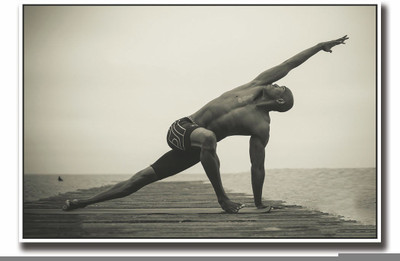 Posterhouzz Men Exercise Fine Art Print(12 inch X 18 inch, Rolled)