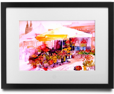 Shaildha's Water Colour Painting Print of Market Place Fine Art Print(9 inch X 11 inch)
Shaildha's Water Colour Painting Print of Market Place Fine Art Print(9 inch X 11 inch)