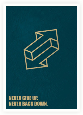 Never Give Up, Never Back Down Business Quotes Paper Print(16.5 inch X 11.5 inch, Rolled)
Never Give Up, Never Back Down Business Quotes Paper Print(16.5 inch X 11.5 inch, Rolled)