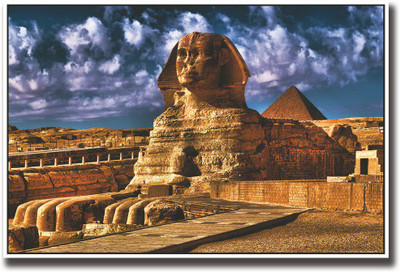Beautiful sphinx in Egypt Fine Art Print(12 inch X 18 inch, Rolled)