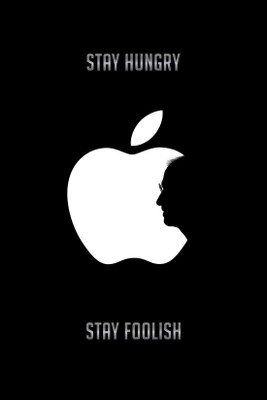 Steve Jobs - Stay Hungry Stay Foolish Paper Print(36 inch X 24 inch)