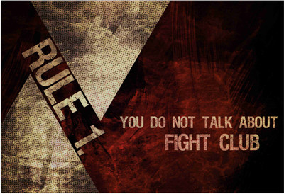 Fightclub Paper Print(19 inch X 13 inch, Rolled)