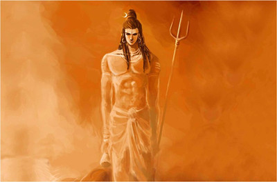 Lord Shiva Peace Poster Paper Print(18 inch X 12 inch, Rolled)