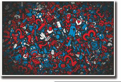 Posterhouzz Blue & red abstract characters Fine Art Print(12 inch X 18 inch, Rolled)
Posterhouzz Blue & red abstract characters Fine Art Print(12 inch X 18 inch, Rolled)