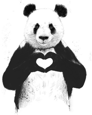 Panda in Love - Medium Size Ready To Frame Rolled Digital Art Print On Photographic Paper(18 inch X 18 inch, Rolled)
Panda in Love - Medium Size Ready To Frame Rolled Digital Art Print On Photographic Paper(18 inch X 18 inch, Rolled)