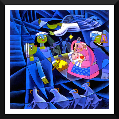 Tallenge - Christmas Art - Nativity Painting - Small Size Ready To Hang Framed Digital Art Print On Photographic Paper(12 inch X 12 inch, Framed)
Tallenge - Christmas Art - Nativity Painting - Small Size Ready To Hang Framed Digital Art Print On Photographic Paper(12 inch X 12 inch, Framed)