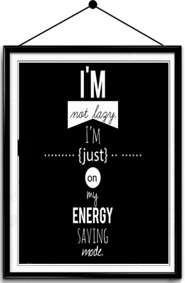 Motivational quote framed posters Paper Print(16.5 inch X 13.7 inch, Framed)