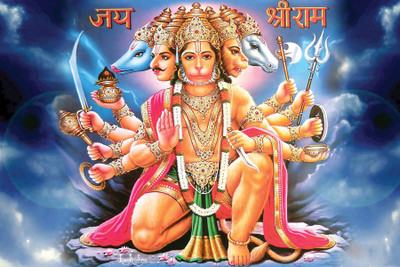 ESP Creation Panchmukhi Hanuman 18x27 Inch Paper Poster Paper Print(27 inch X 18 inch, Rolled)
ESP Creation Panchmukhi Hanuman 18x27 Inch Paper Poster Paper Print(27 inch X 18 inch, Rolled)