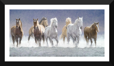 Tallenge - Horses Running Through The Waters - Oil Painting - Large Size Ready To Hang Framed Digital Art Print On Photographic Paper(12 inch X 24 inch, Framed)
Tallenge - Horses Running Through The Waters - Oil Painting - Large Size Ready To Hang Framed Digital Art Print On Photographic Paper(12 inch X 24 inch, Framed)