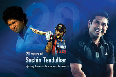 ESP Creation Sachin 20Year (18X27 Inch) Paper Print(27 inch X 18 inch, Rolled)