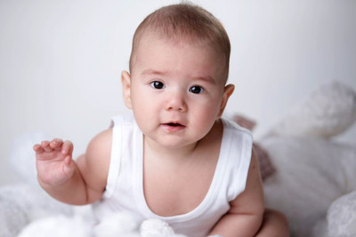 Child's Love - Cute Innocent Baby Paper Print(12 inch X 18 inch, Streched)