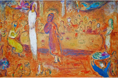 Modern Masters Collection - Megacles Recognizes His Daughter During the Feast, From Daphnis and Chloe By Marc Chagall - Ready To Frame Rolled Digital Art Print On Photographic Paper(27 inch X 18 inch, Rolled)
Modern Masters Collection - Megacles Recognizes His Daughter During the Feast, From Daphnis and Chloe By Marc Chagall - Ready To Frame Rolled Digital Art Print On Photographic Paper(27 inch X 18 inch, Rolled)